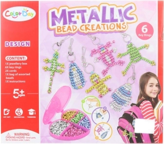 Bead Keychain Making Kit for Kids