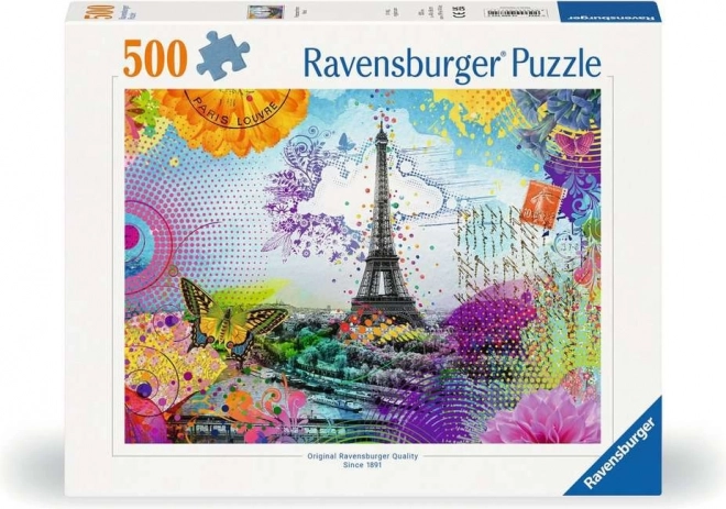 Postcard from Paris Puzzle 500 Pieces