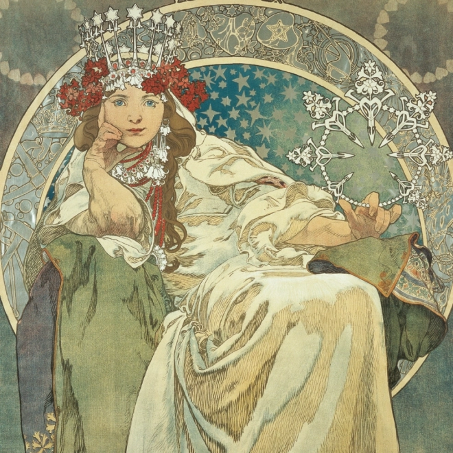 Notique Art Calendar Alfons Mucha 2025