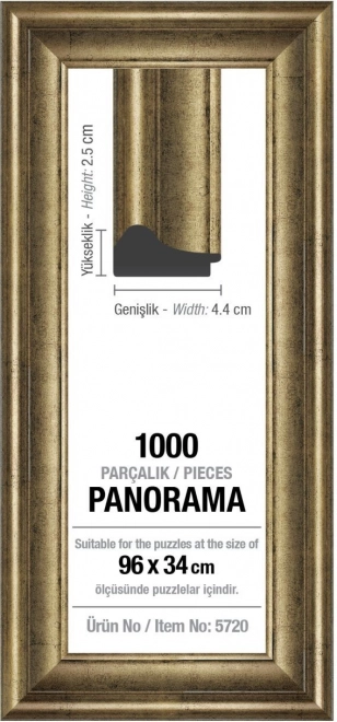 ART PUZZLE Rám na puzzle 96x34cm Silver (5720)