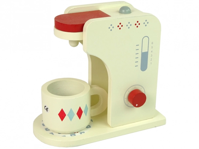 Wooden Espresso Machine Set for Kids