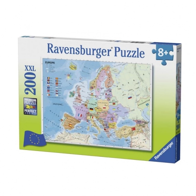 Europe Map Puzzle 200 Pieces