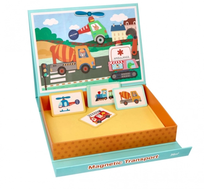 Magnetic Vehicle Puzzle