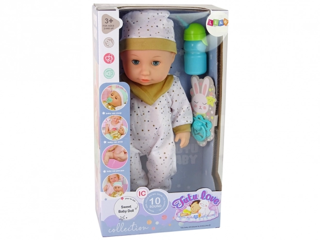 Interactive Baby Doll with Sounds and Accessories