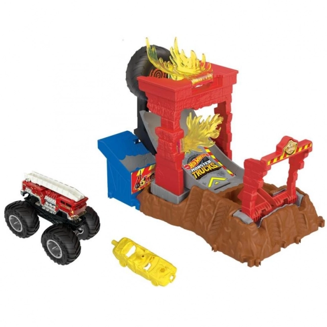 Hot Wheels Monster Trucks Arena Racing Challenge Playset