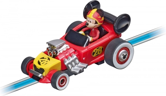 Auto pre autodráhy FIRST Mickey Hot Doggin’ Hot Rod 1:50