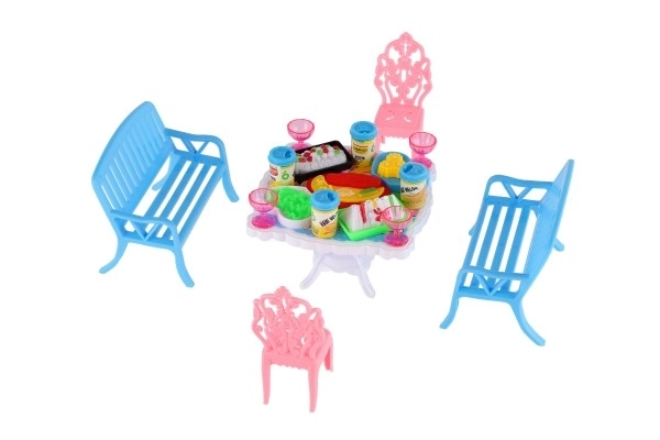 Doll Furniture Set - Table and Chairs