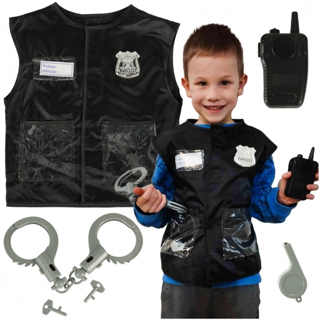 Police Officer Carnival Costume for Kids