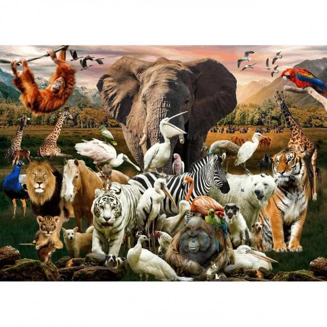 Brain Tree Animal Jigsaw Puzzle 1000 Pieces