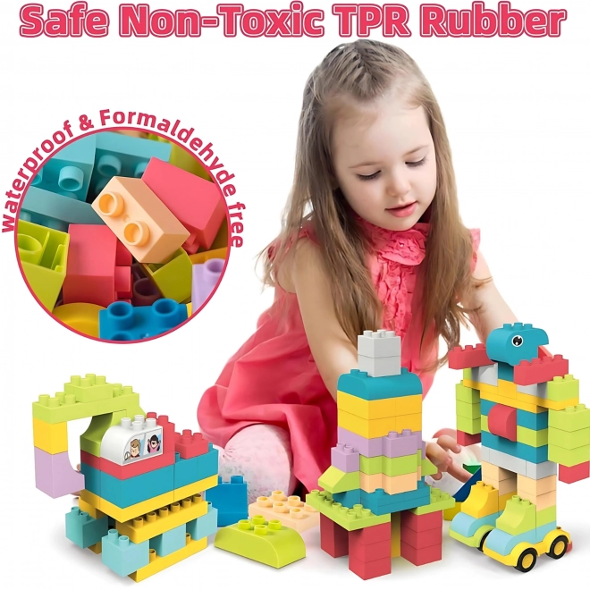 WOOPIE Building Blocks Large Construction Blocks for Kids 86 pcs