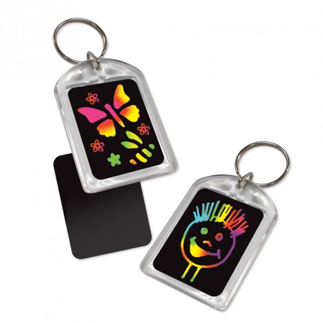 ScratchArt Keychain Engraving Set