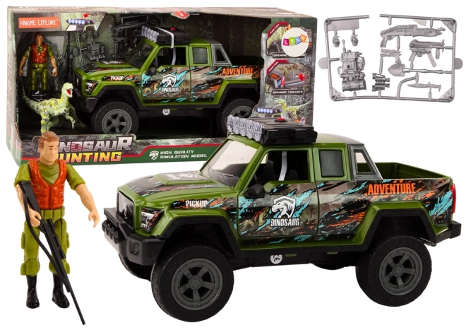 Hunting Adventure Off-Road Vehicle with Dinosaur