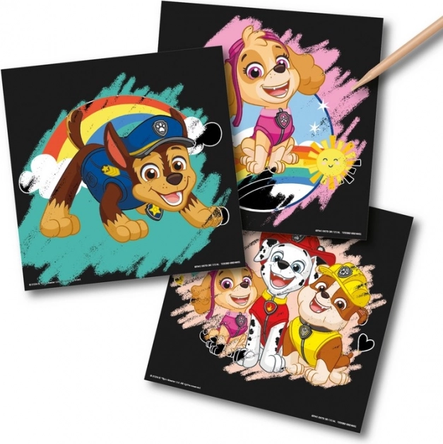 Set creativo con immagini Paw Patrol 6 pezzi