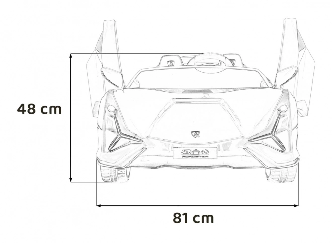 Ružové vozidlo Lamborghini Sian – Červené