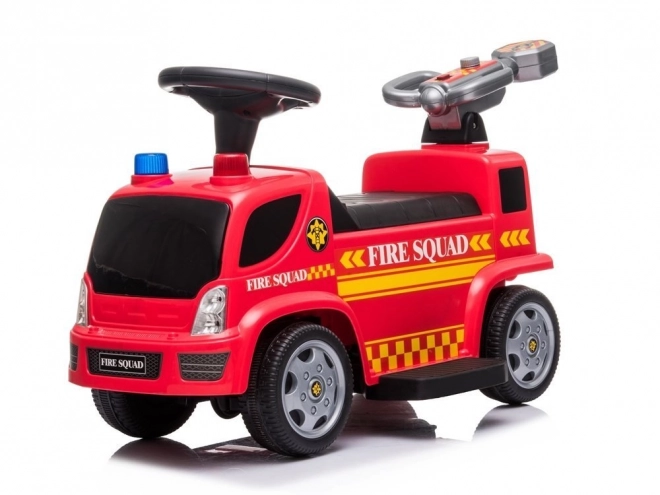 Kids Fire Truck Ride-On Vehicle with Bubble Cannon