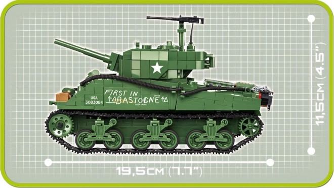 Sherman M4A3E2 Jumbo Tank Building Set