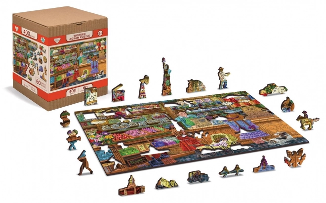 Wooden Puzzle Sweet Adventure 2-in-1