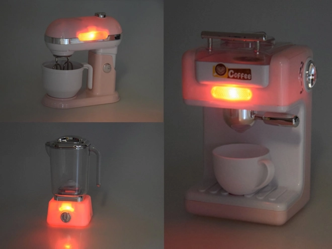 Small toy kitchen appliance set