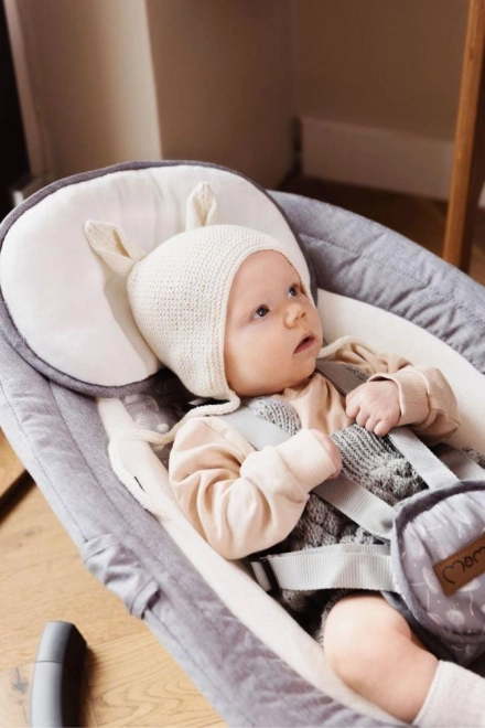 Electric Baby Swing MoMi Kenani Dark Grey