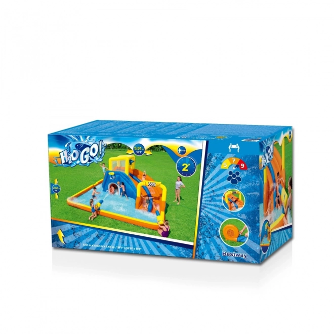 Water Amusement Park BESTWAY for Kids 5+ Slide + Basketball Hoop + Tunnel + Shower