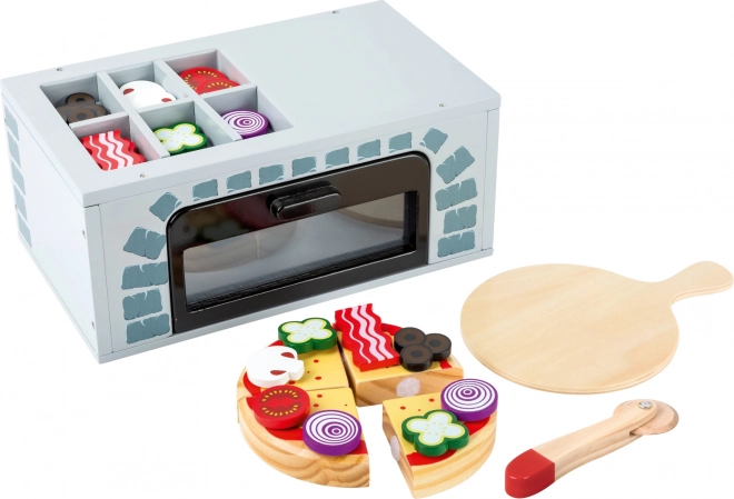 Small Foot Wooden Pizza Oven Set with Accessories