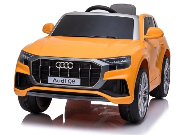 Audi Q8 Kids Ride-On Car Yellow Lacquered