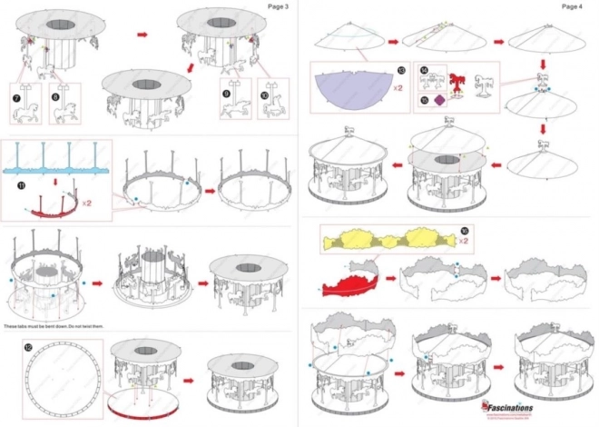 Metal Earth 3D Puzzle Carousel