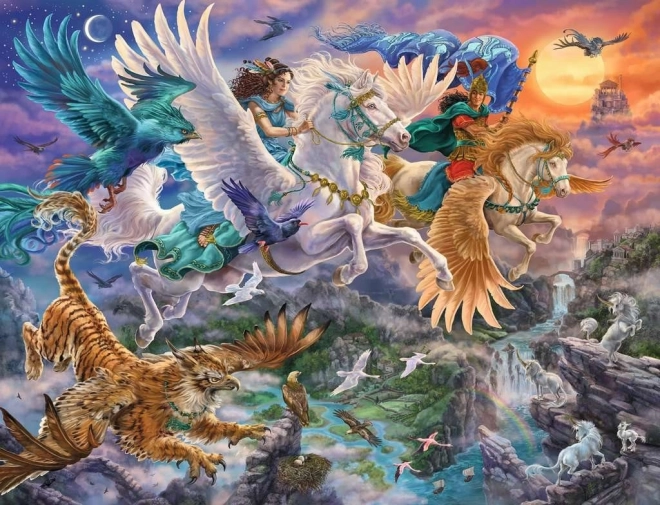 Ravensburger Puzzle Flying on Pegasus 2000 Pieces