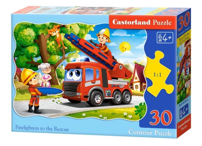 Firefighters to the Rescue Puzzle for Kids