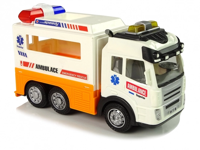 Ambulance Toy Car with Lights and Sounds