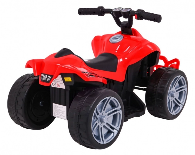 Quad Little Monster Battery-Powered Ride-On for Young Children - Red