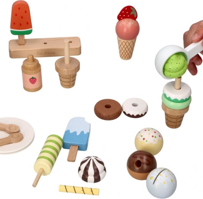 Kleine IJssalon - Set voor het Serveren van IJs