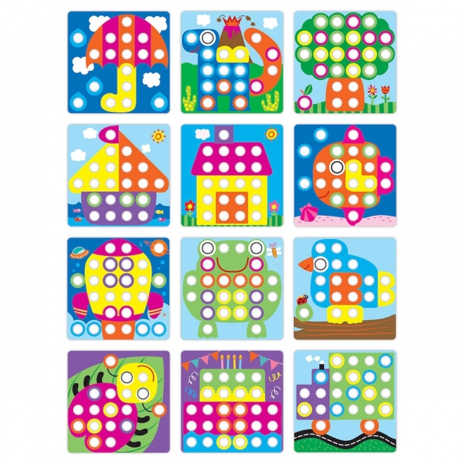 Button Puzzle Mosaic Set