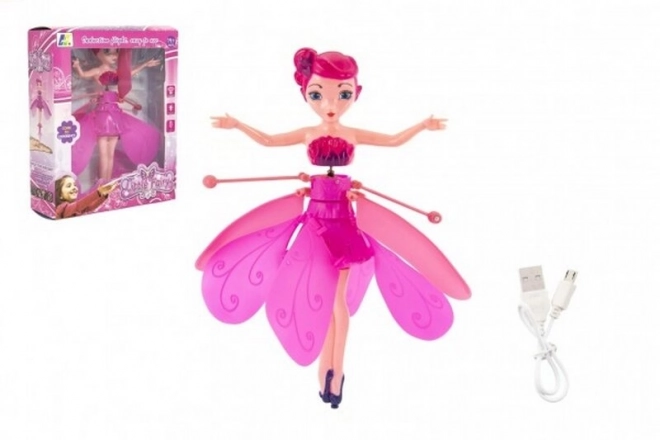 Flying Fairy Doll Controllable by Hand – Pink