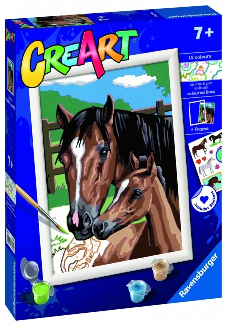 CreArt Painting Horses