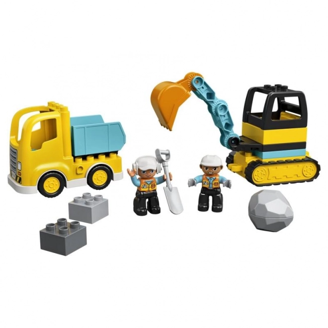 Lego Duplo - Truck and Tracked Excavator