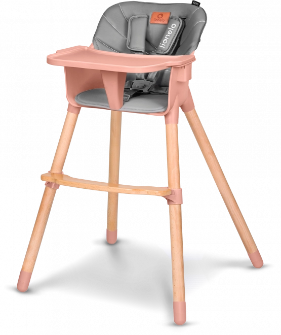 High Chair 2-in-1 Pink Rose