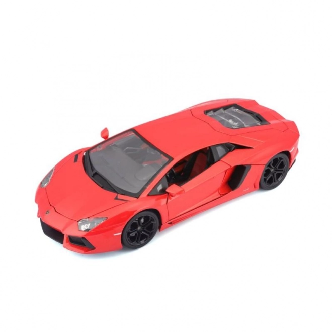 Bburago Lamborghini Aventador LP700-4 Diecast Model in Metallic Orange