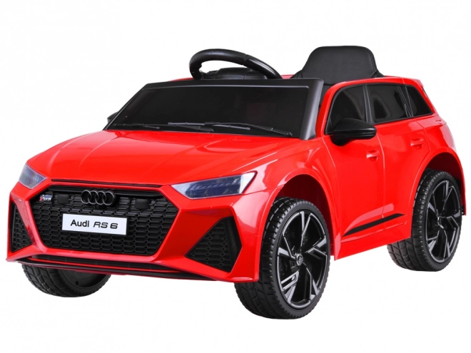 Elektrické auto pre deti Audi RS 6 – Červená