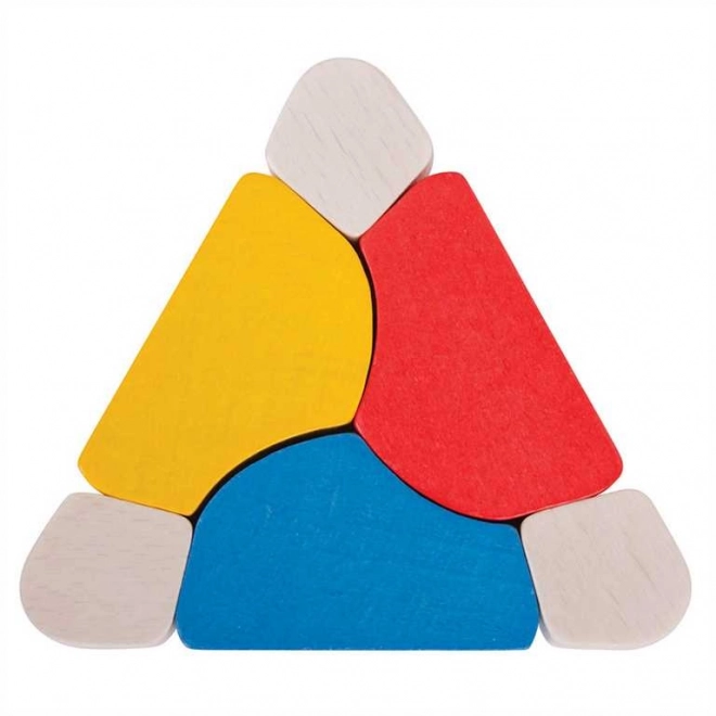 Colorful Baby Wooden Triangle Twister Toy