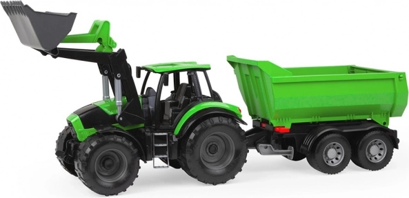 Traktor Lena WORXX Deutz-Fahr s přívěsem
