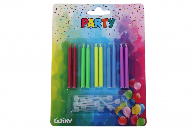 Color Flame Birthday Candles Set