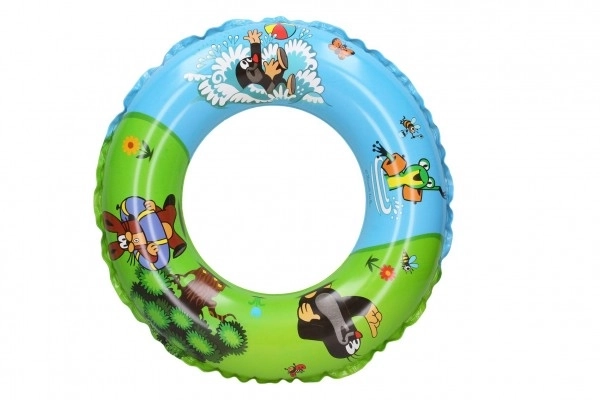 Inflatable Swimming Ring with Little Mole Design