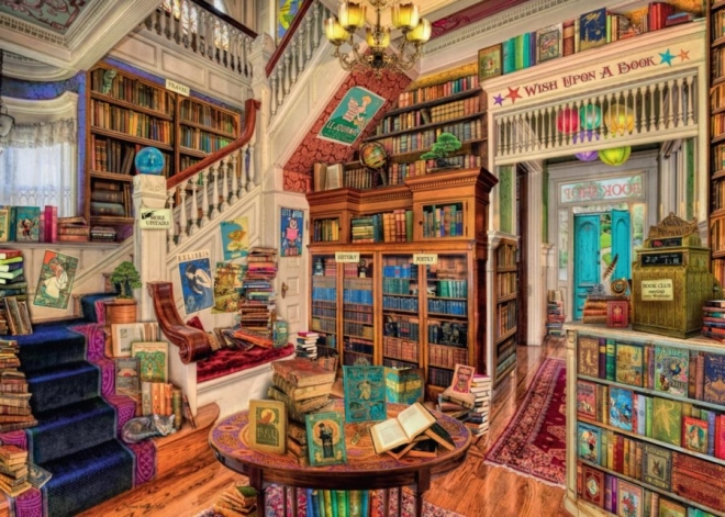 Puzzle Libreria Fantastica 1000 Pezzi di Ravensburger