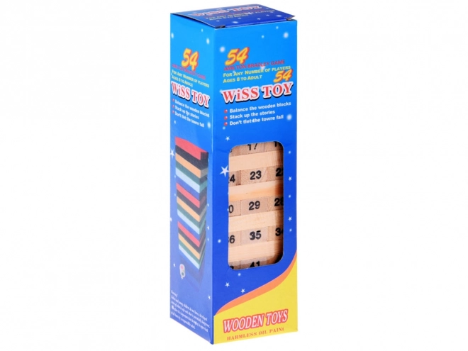 Wooden Jenga Stacking Tower Game