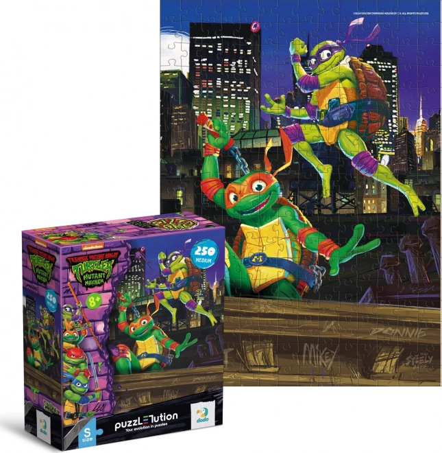 Dodo Puzzle Teenage Mutant Ninja Turtles Donatello and Michelangelo 250 Pieces