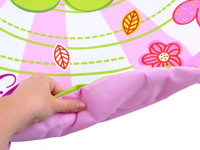 Baby Flower Playmat with Mosquito Net