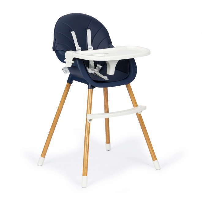 2-in-1 Feeding Chair Dark Blue