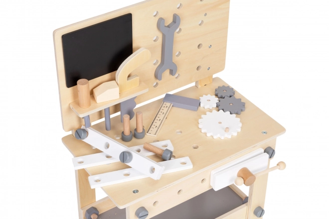 Wooden Workshop with Tools for Kids by Ecotoys