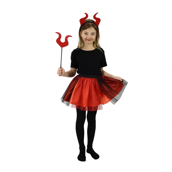 Tutu Costume Skirt Little Devil for Girls